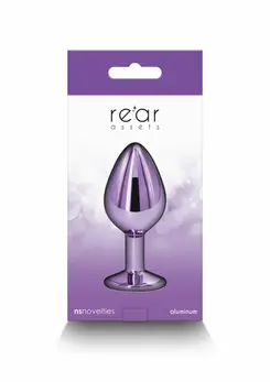 NS Novelties Rear Assets Medium Chrome-Plated Aluminium Plug