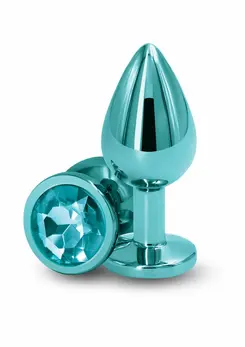 NS Novelties Rear Assets Medium Chrome-Plated Aluminum Plug