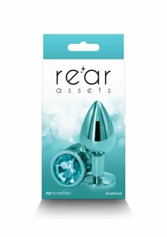 NS Novelties Rear Assets Medium Chrome-Plated Aluminum Plug