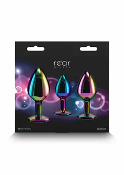 Rear Assets Trainer Kit Heart Chrome-Plated 3-Piece Set Silver