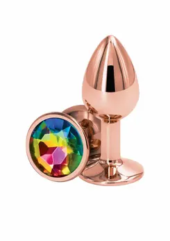 Rear Assets Rose Gold S - Compact Rose Gold Aluminum Plug