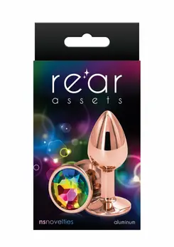 Rear Assets Rose Gold S - Compact Rose Gold Aluminum Plug