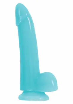 NS Novelties Firefly Glowing Dong 5 inch - Luminous TPE, Suction Base