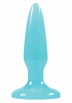 Pleasure Plug Mini - TPE, Compact, Glow-in-the-Dark, Pink