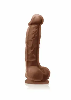 Colours Dual Density 5 inch Platinum Silicone Model with Suction Cup