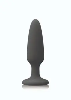 Colours Pleasures Small Plug Platinum Silicone Suction Base Black