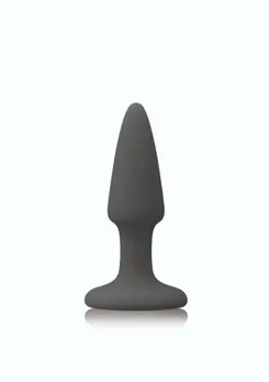 Colours Pleasures Mini Plug Platinum Silicone Black Small