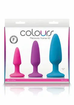 Colours Pleasures Trainer Kit Platinum Silicone Plug Set Multicolor