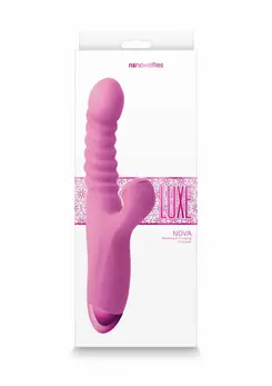 Luxe Nova - Rechargeable Silicone Intimate Device, 7 Modes, Pink