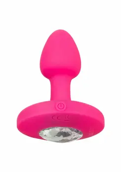 Cheeky Gem Vibrating Probe Small - Compact Silicone Model with Gem Base