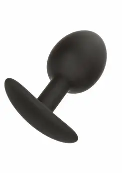 CalExotics Weighted Silicone Plug 16.3g Ergonomic Intimate Trainer Black