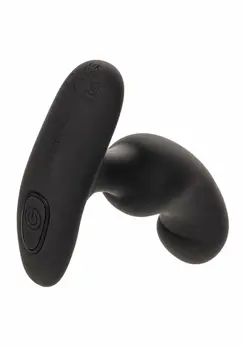 CalExotics Rechargeable Curved Probe Silicone Intimate Device Black