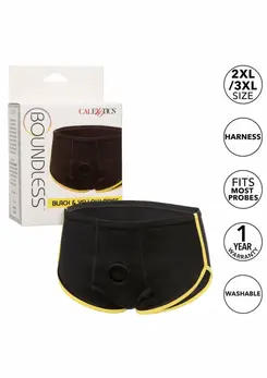 CalExotics Boundless Brief Black & Yellow Functional Harness L/XL