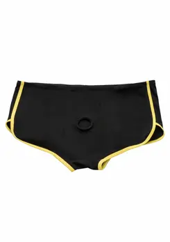 CalExotics Boundless Brief Black & Yellow Comfort Harness S/M