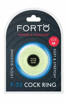FORTO F-33 21mm Silicone Comfort Ring Medium Glow-in-the-Dark