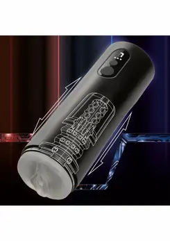 Bionic Thrusting Intimate Machine 7-Function USB Rechargeable Black