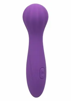 Stella O Wand Liquid Silicone Rechargeable Massager, Waterproof, Black