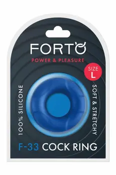 FORTO F-33 25mm C-Ring Large Blue Liquid Silicone Flexible Band