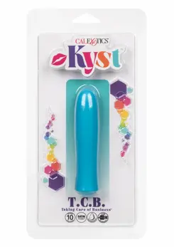 Kyst T.C.B. Vibrator Mini Massager 10-Function Satin Finish 4-Inch