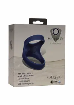 Viceroy Rechargeable Max Dual Ring Silicone Support System Blue