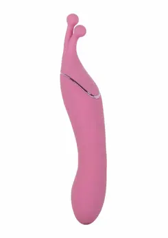 CalExotics Tempt And Tease Kiss Dual-Ended Massager Pink