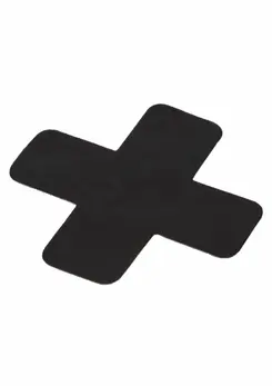 Boundless 2 Nipple Pasties Self-Adhesive X-Shaped Black Set