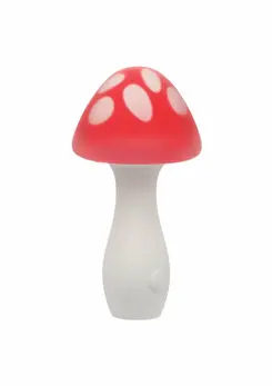 Naughty Bits Muff Shroom Compact Vibrating Massager Pink 10 Modes