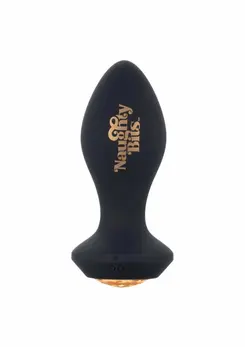 Naughty Bits Shake Your Ass Vibrating Plug Silicone Black USB