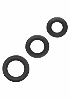 CalExotics Link Up Ultra Soft Supreme Set - 3-Piece Silicone Ring Kit
