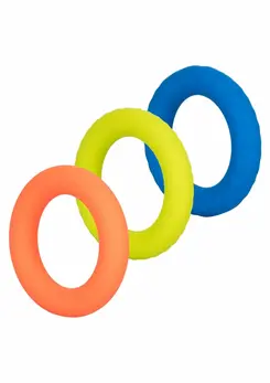 CalExotics Link Up Ultra Soft Climax Set - 3-Piece Silicone Ring Kit