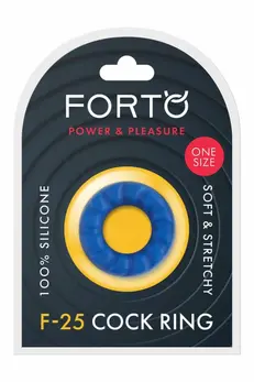 FORTO F-25 23mm Silicone Comfort Ring Blue Flexible Design