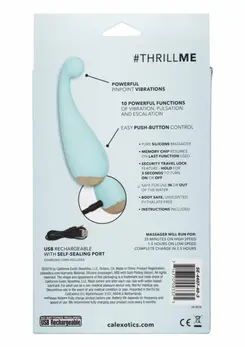 Slay Thrill Me Compact Vibrating Finger Teaser, Waterproof, USB Rechargeable