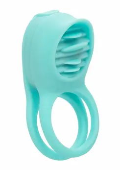 French Kiss Enhancer Silicone Rechargeable Dual Ring Vibrating System