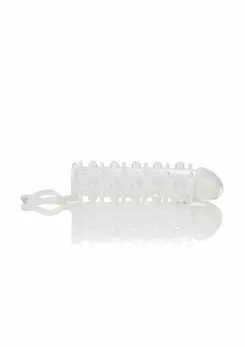 Stud Extender with Support Ring - TPR Sleeve, Anatomical Fit, Clear