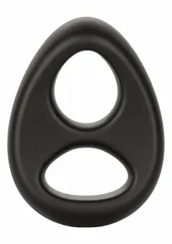 CalExotics Ultra Soft Dual Ring Silicone Support System Black
