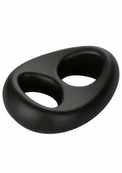 CalExotics Ultra Soft Dual Ring Silicone Support System Black