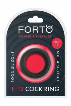 FORTO F-12 35mm Black Silicone Comfort Ring, Flexible Design