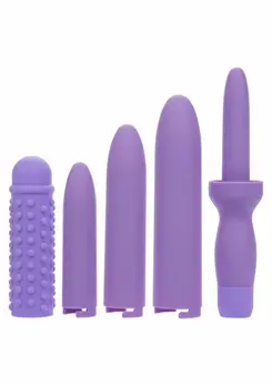 Dr. Laura Berman Rechargeable Dilators Set 4 Sizes + Silicone Sleeve