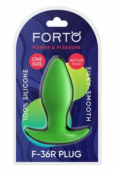 FORTO F-36R Rattler T Plug Green Premium Silicone Medium Size