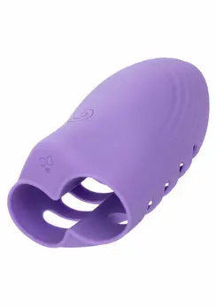 Dr. Laura Berman Rechargeable Finger Vibe Dual Motor, 10 Modes, Purple