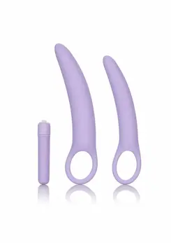 Dr. Laura Berman Isabelle Set of 2 Silicone Dilators with Vibrator