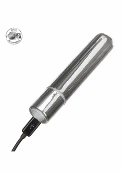 California Exotic Rechargeable Bullet Compact 3-Speed Massager Silver