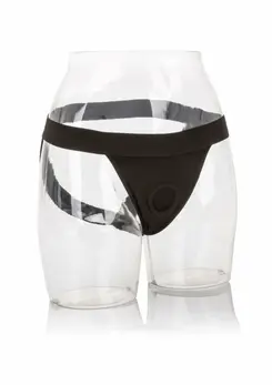 Packer Gear Jock Strap Adjustable Harness Black Comfort Fit