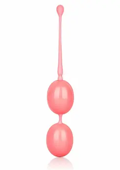 CalExotics Weighted Kegel Balls Silicone Ergonomic Design Pink