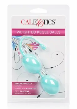 CalExotics Weighted Kegel Balls Silicone Ergonomic Design Pink