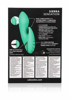 California Dreaming Sierra Sensation Compact Silicone Vibrator Pink