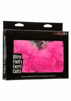 Ultra Fluffy Furry Cuffs Adjustable Soft Faux Fur Restraint System