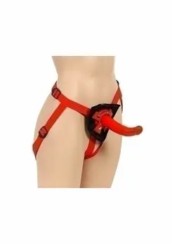 Sophia's Red Rider Adjustable Harness Set with Curved Attachment Red