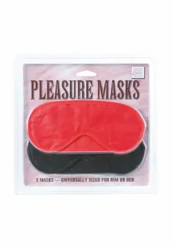 Pleasure Masks 2 pcs - Double-Layered Contoured Blackout Eye Masks