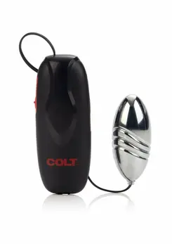 COLT Turbo Bullet Intimate Power Bullet, Multi-Speed, Silver Finish